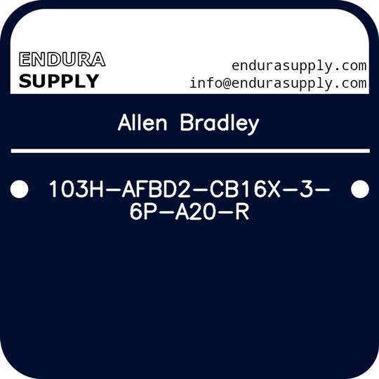 allen-bradley-103h-afbd2-cb16x-3-6p-a20-r