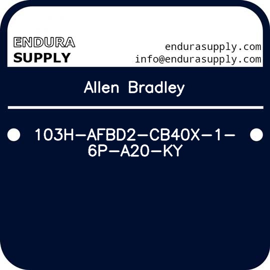 allen-bradley-103h-afbd2-cb40x-1-6p-a20-ky