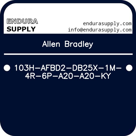 allen-bradley-103h-afbd2-db25x-1m-4r-6p-a20-a20-ky