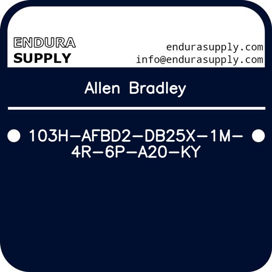 allen-bradley-103h-afbd2-db25x-1m-4r-6p-a20-ky