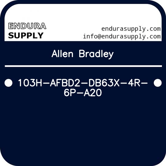 allen-bradley-103h-afbd2-db63x-4r-6p-a20