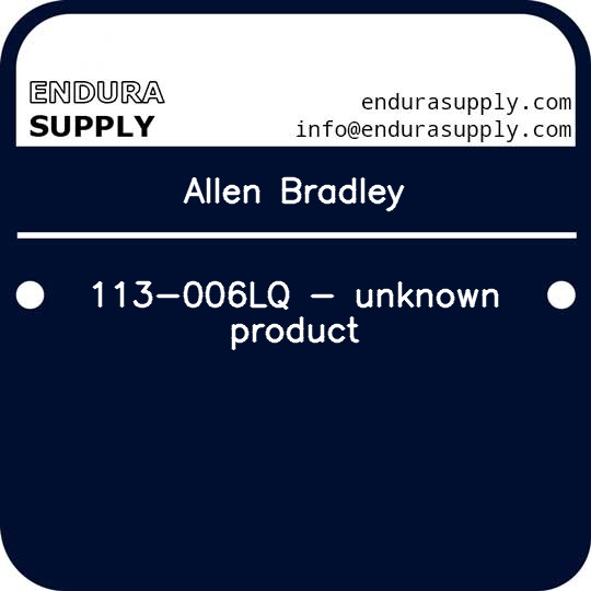 allen-bradley-113-006lq-unknown-product