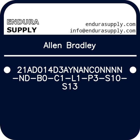 allen-bradley-21ad014d3aynanc0nnnn-nd-b0-c1-l1-p3-s10-s13