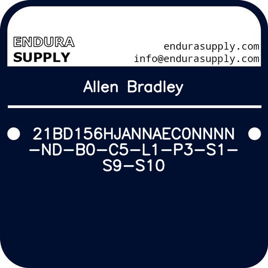 allen-bradley-21bd156hjannaec0nnnn-nd-b0-c5-l1-p3-s1-s9-s10