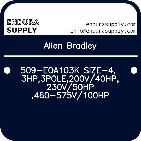 allen-bradley-509-eoa103k-size-4-3hp3pole200v40hp230v50hp-460-575v100hp