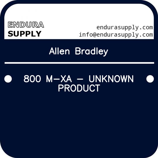 allen-bradley-800-m-xa-unknown-product