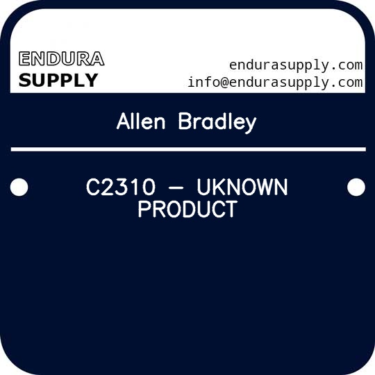 allen-bradley-c2310-uknown-product