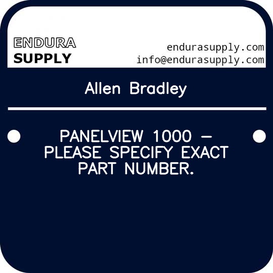 allen-bradley-panelview-1000-please-specify-exact-part-number