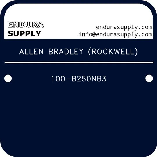 allen-bradley-rockwell-100-b250nb3