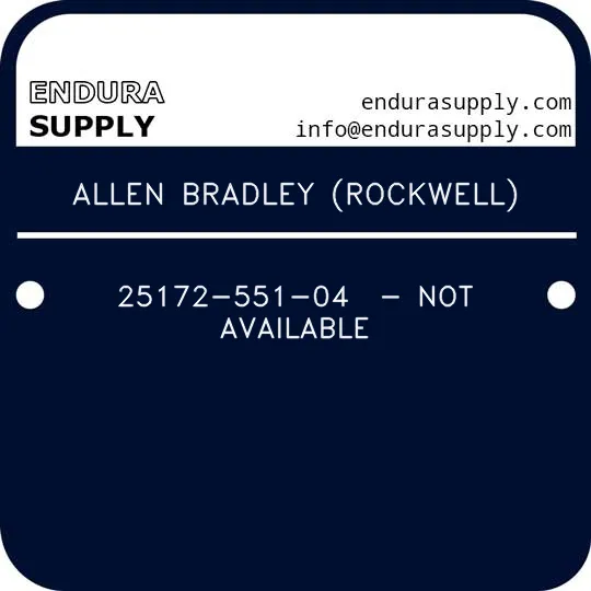 allen-bradley-rockwell-25172-551-04-not-available