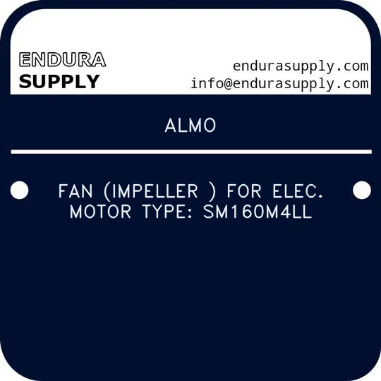 almo-fan-impeller-for-elec-motor-type-sm160m4ll