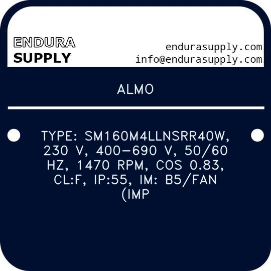 almo-type-sm160m4llnsrr40w-230-v-400-690-v-5060-hz-1470-rpm-cos-083-clf-ip55-im-b5fan-imp