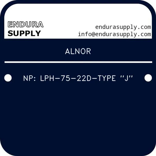 alnor-np-lph-75-22d-type-j