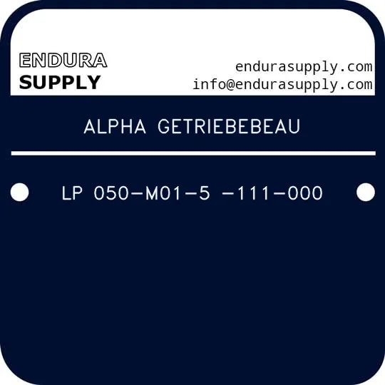 alpha-getriebebeau-lp-050-m01-5-111-000