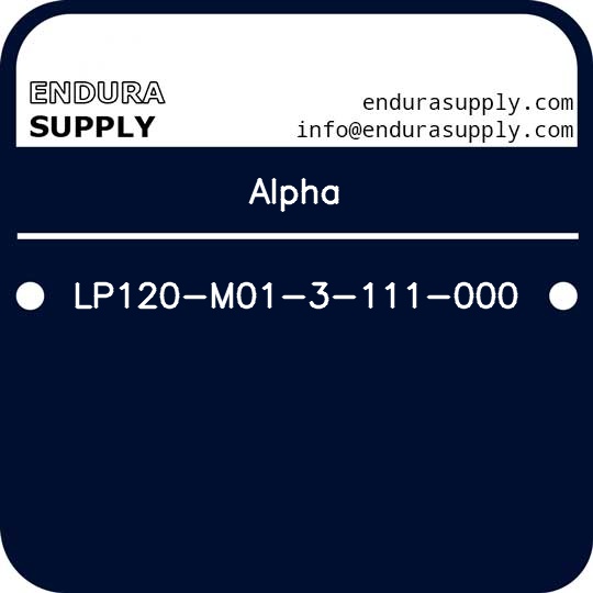 alpha-lp120-m01-3-111-000