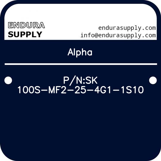alpha-pnsk-100s-mf2-25-4g1-1s10