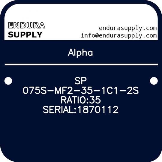 alpha-sp-075s-mf2-35-1c1-2s-ratio35-serial1870112