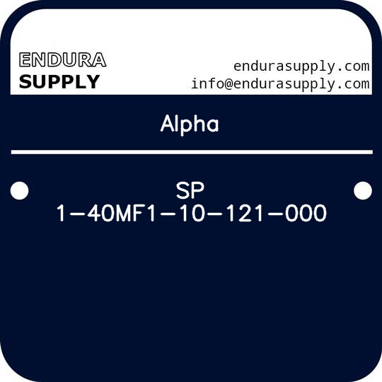 alpha-sp-1-40mf1-10-121-000
