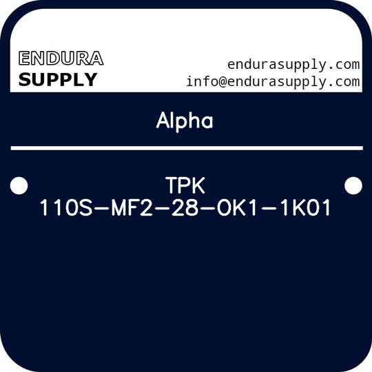 alpha-tpk-110s-mf2-28-ok1-1k01