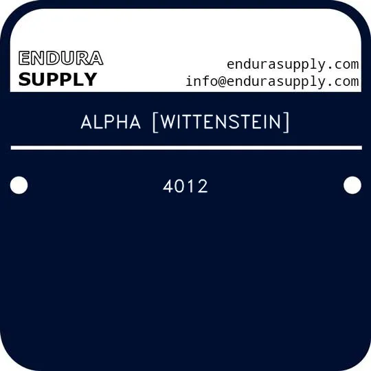 alpha-wittenstein-4012