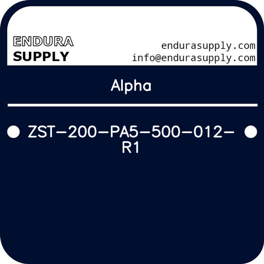 alpha-zst-200-pa5-500-012-r1
