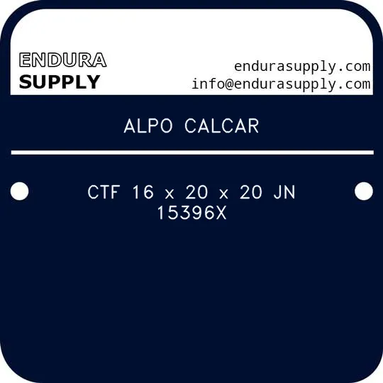 alpo-calcar-ctf-16-x-20-x-20-jn-15396x