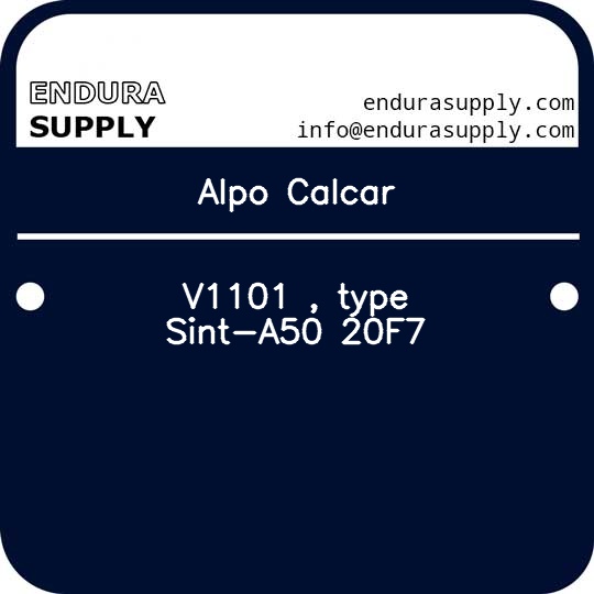 alpo-calcar-v1101-type-sint-a50-20f7