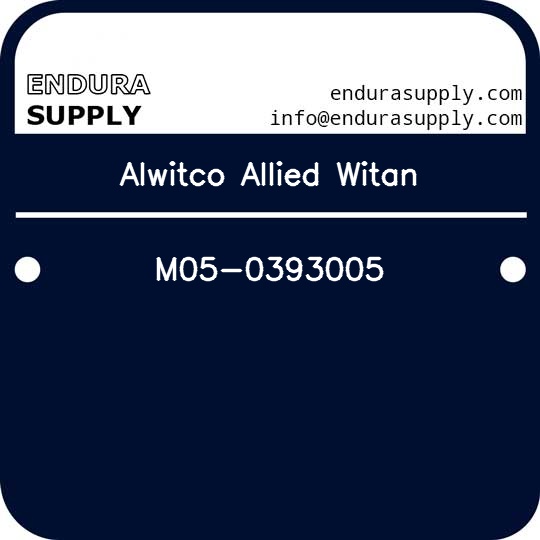 alwitco-allied-witan-m05-0393005