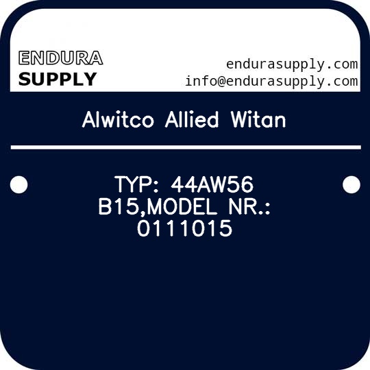 alwitco-allied-witan-typ-44aw56-b15model-nr-0111015