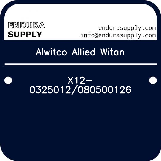 alwitco-allied-witan-x12-0325012080500126