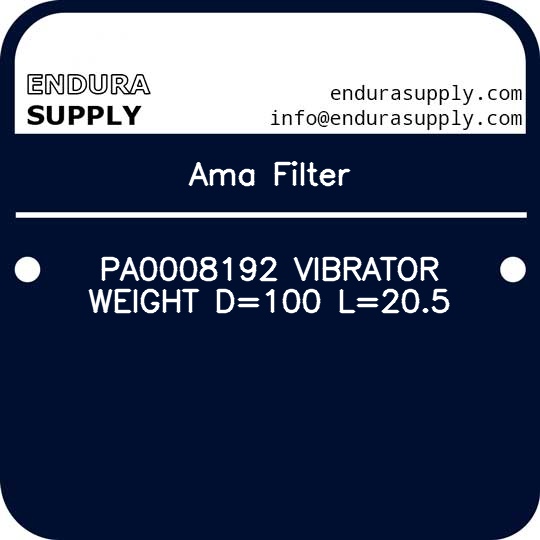 ama-filter-pa0008192-vibrator-weight-d100-l205