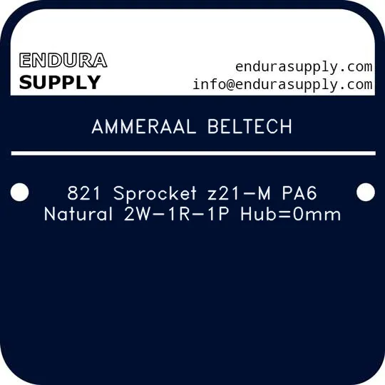 ammeraal-beltech-821-sprocket-z21-m-pa6-natural-2w-1r-1p-hub0mm