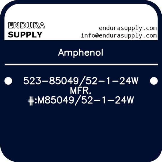 amphenol-523-8504952-1-24w-mfr-m8504952-1-24w