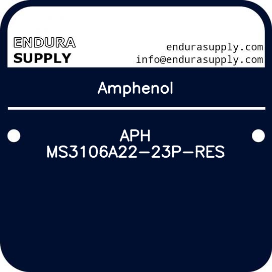 amphenol-aph-ms3106a22-23p-res