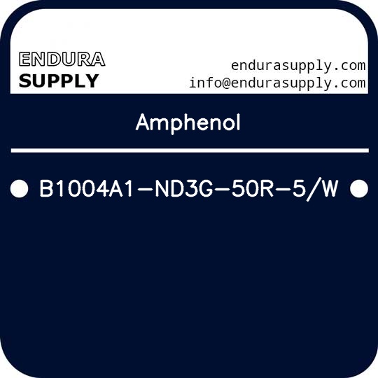 amphenol-b1004a1-nd3g-50r-5w