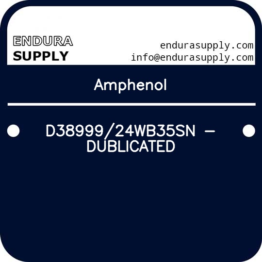 amphenol-d3899924wb35sn-dublicated