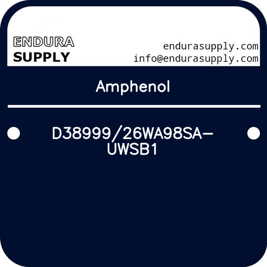 amphenol-d3899926wa98sa-uwsb1