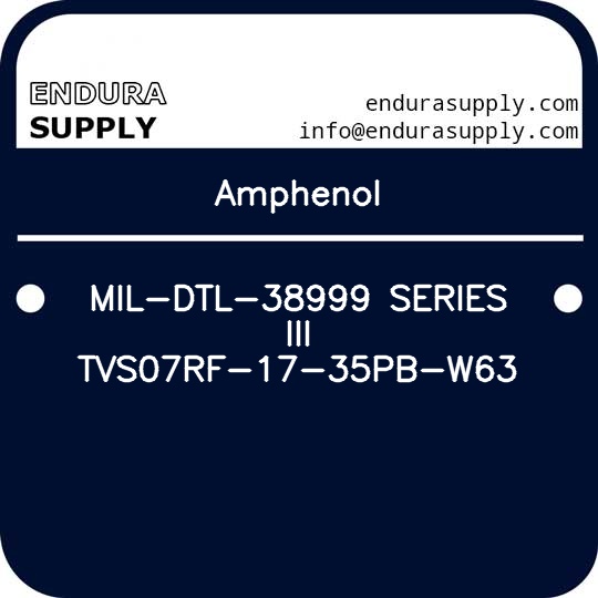 amphenol-mil-dtl-38999-series-iii-tvs07rf-17-35pb-w63