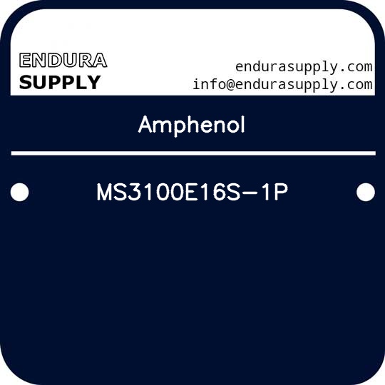 amphenol-ms3100e16s-1p