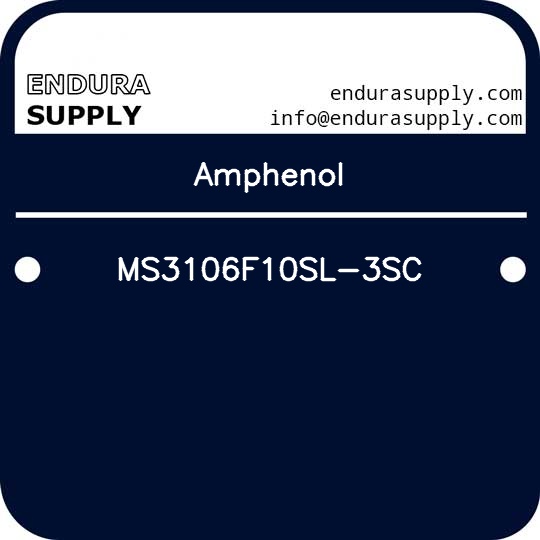 amphenol-ms3106f10sl-3sc