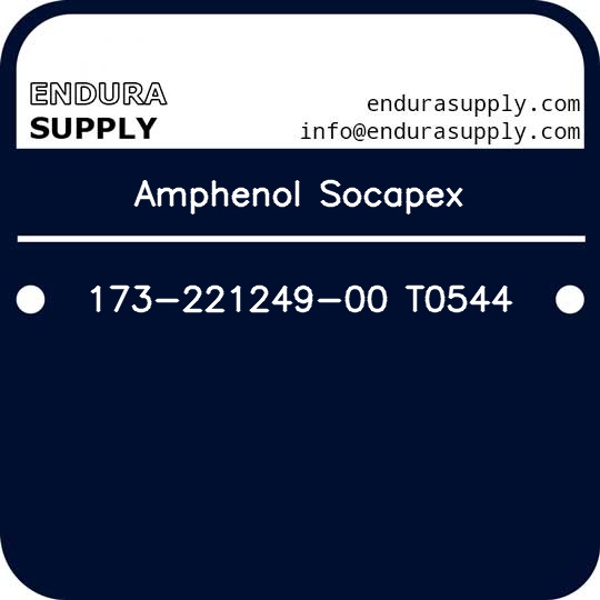 amphenol-socapex-173-221249-00-t0544