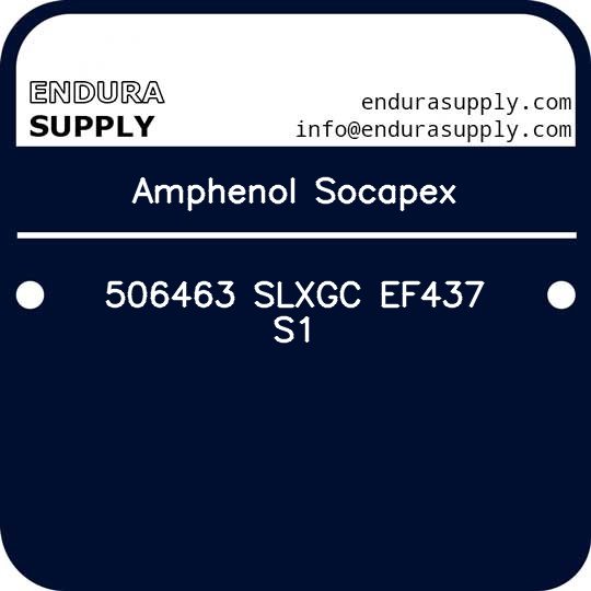 amphenol-socapex-506463-slxgc-ef437-s1