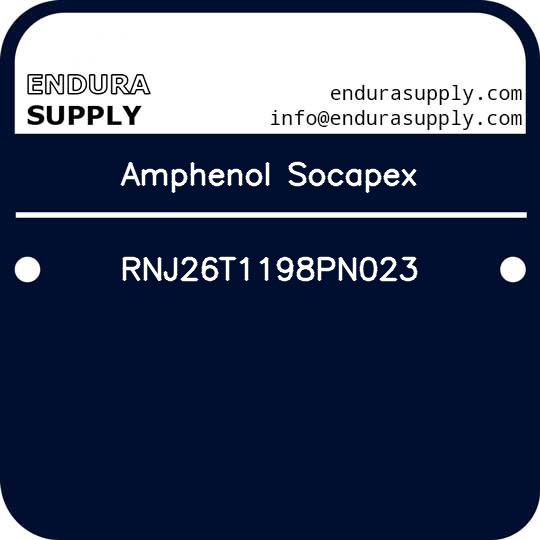 amphenol-socapex-rnj26t1198pn023