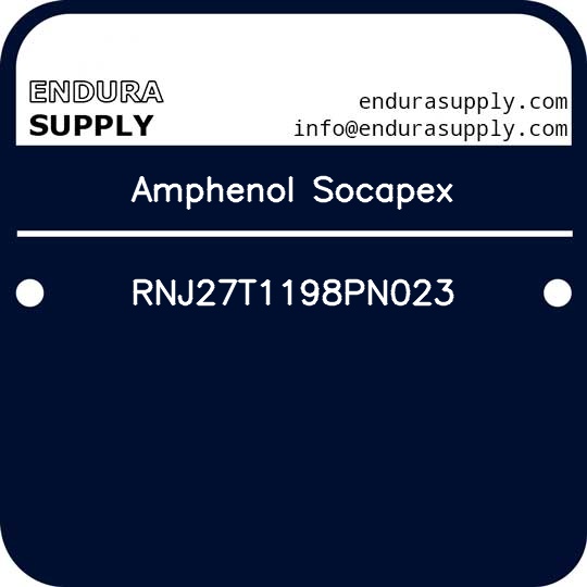 amphenol-socapex-rnj27t1198pn023