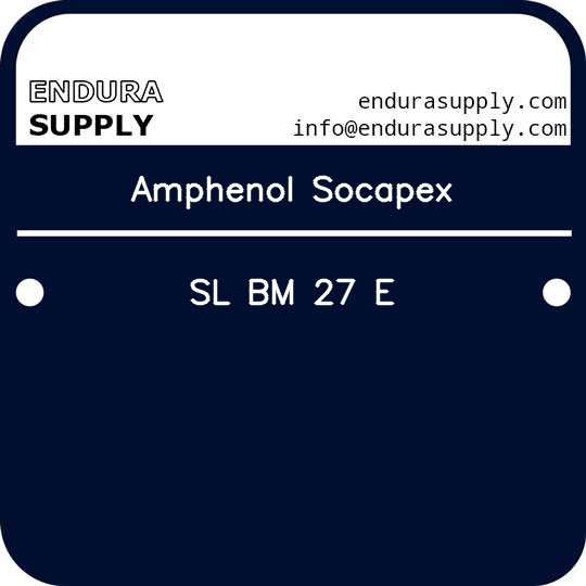 amphenol-socapex-sl-bm-27-e