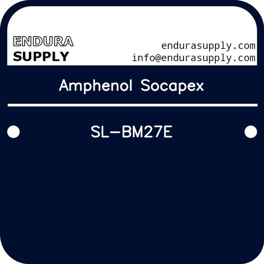 amphenol-socapex-sl-bm27e