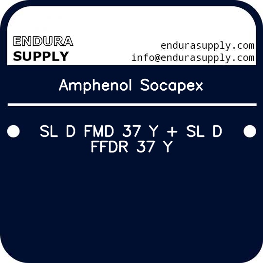 amphenol-socapex-sl-d-fmd-37-y-sl-d-ffdr-37-y