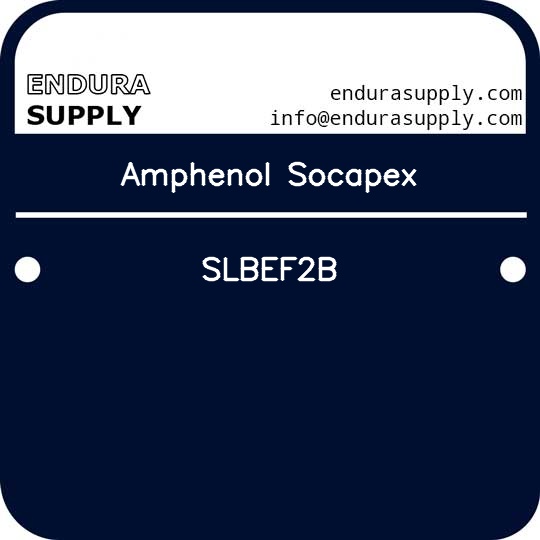 amphenol-socapex-slbef2b