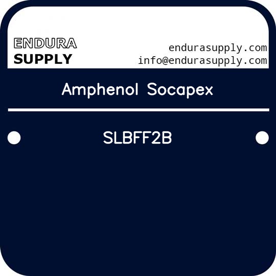 amphenol-socapex-slbff2b