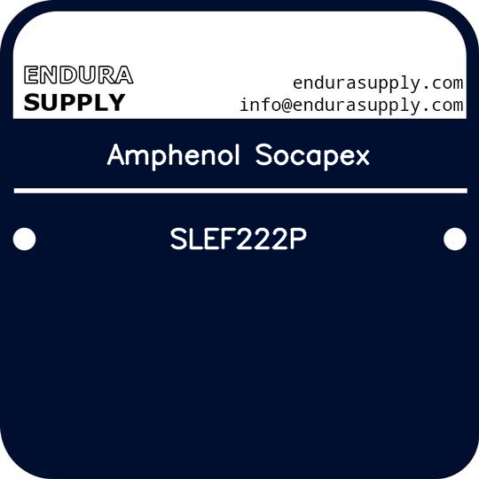 amphenol-socapex-slef222p